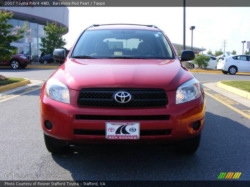 Barcelona Red Pearl / Taupe 2007 Toyota RAV4 4WD