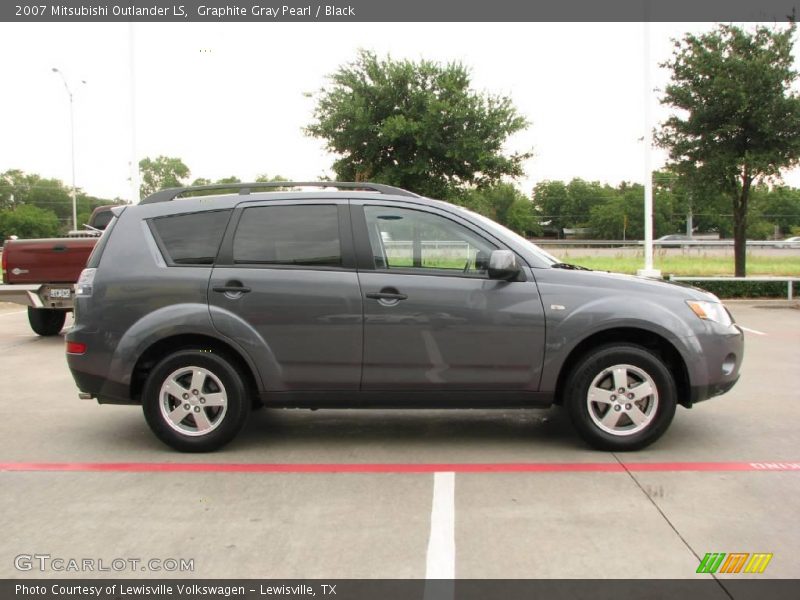 Graphite Gray Pearl / Black 2007 Mitsubishi Outlander LS