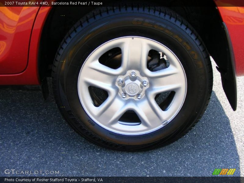 Barcelona Red Pearl / Taupe 2007 Toyota RAV4 4WD
