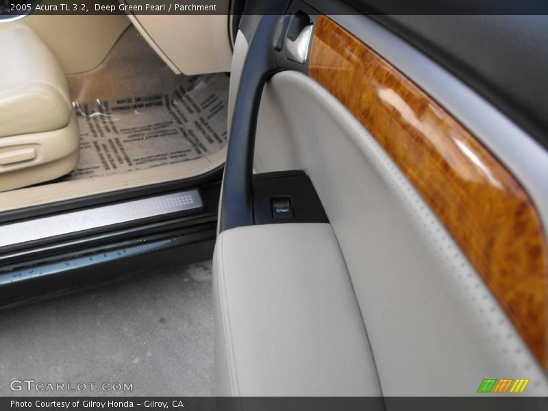 Deep Green Pearl / Parchment 2005 Acura TL 3.2
