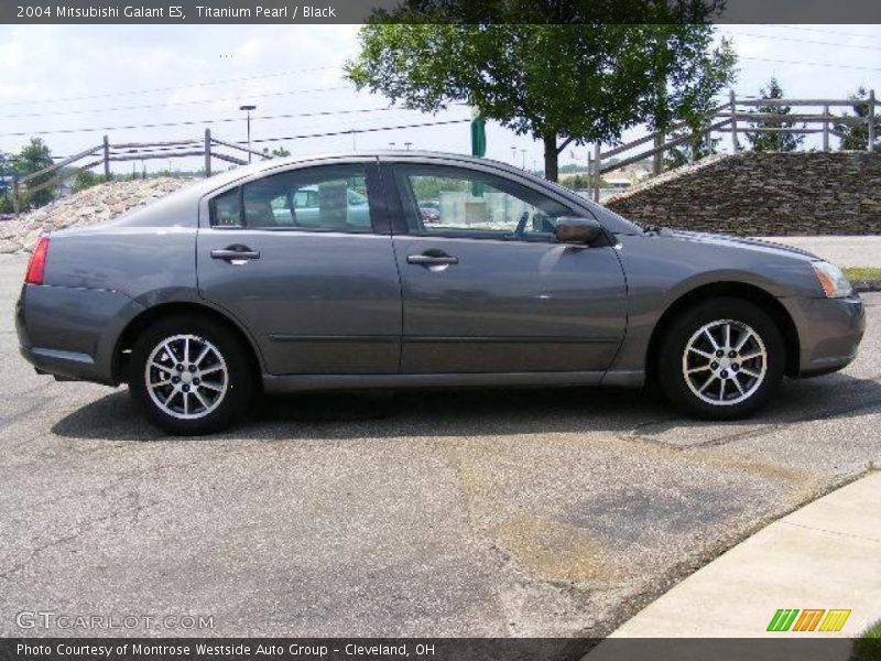 Titanium Pearl / Black 2004 Mitsubishi Galant ES