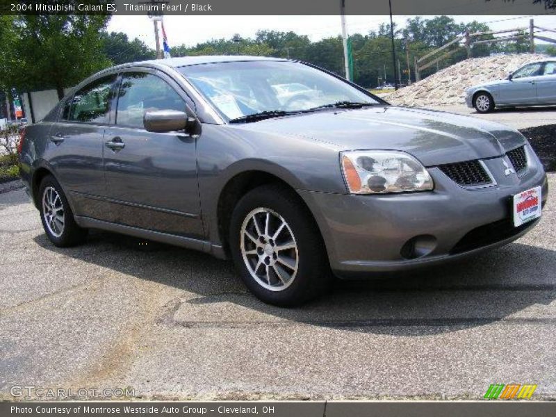 Titanium Pearl / Black 2004 Mitsubishi Galant ES
