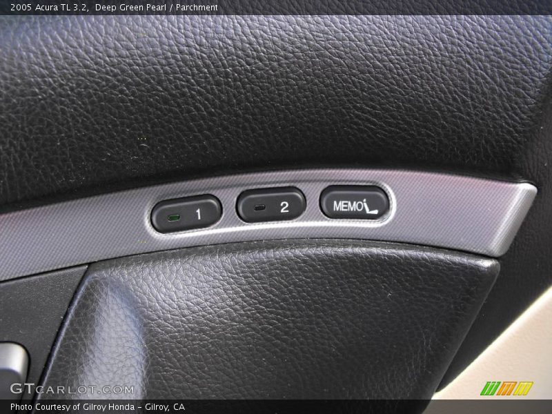 Deep Green Pearl / Parchment 2005 Acura TL 3.2