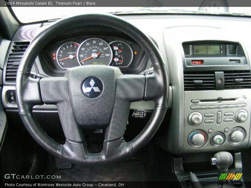 Titanium Pearl / Black 2004 Mitsubishi Galant ES