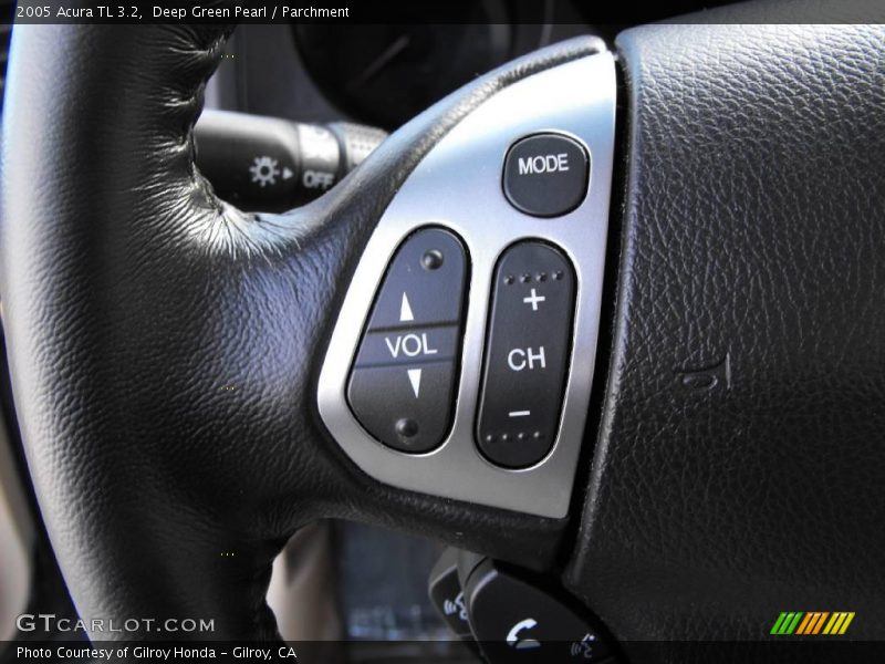 Deep Green Pearl / Parchment 2005 Acura TL 3.2