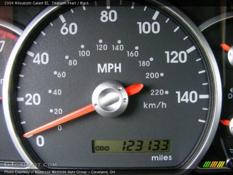 Titanium Pearl / Black 2004 Mitsubishi Galant ES