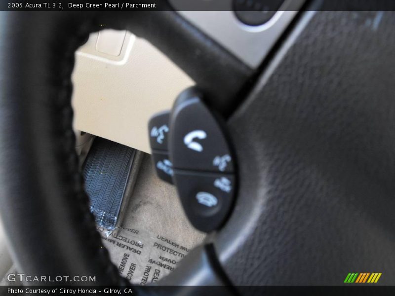 Deep Green Pearl / Parchment 2005 Acura TL 3.2
