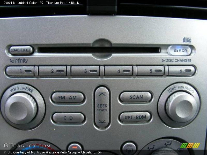 Titanium Pearl / Black 2004 Mitsubishi Galant ES