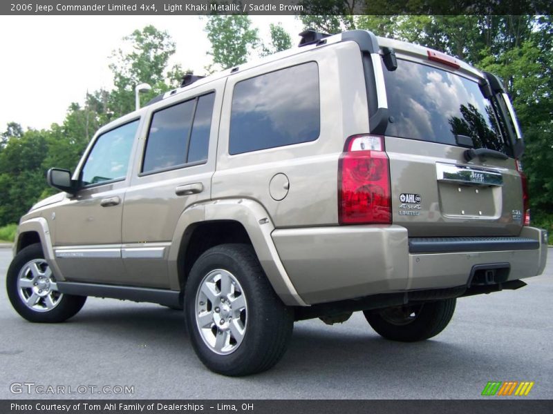 Light Khaki Metallic / Saddle Brown 2006 Jeep Commander Limited 4x4