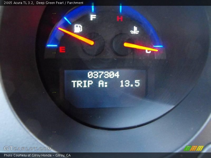 Deep Green Pearl / Parchment 2005 Acura TL 3.2