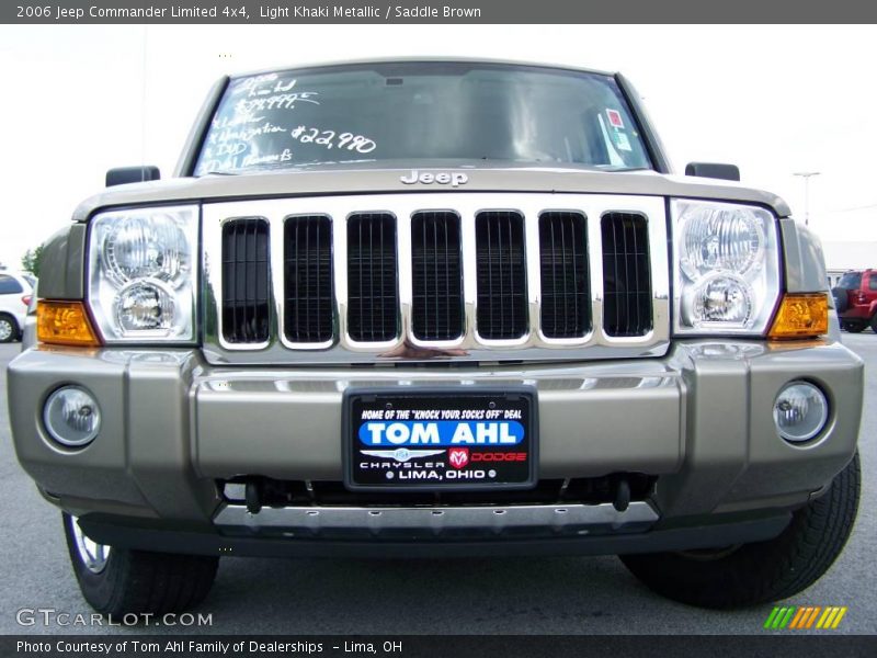 Light Khaki Metallic / Saddle Brown 2006 Jeep Commander Limited 4x4