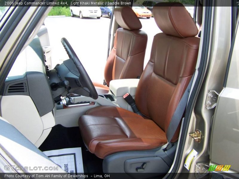 Light Khaki Metallic / Saddle Brown 2006 Jeep Commander Limited 4x4