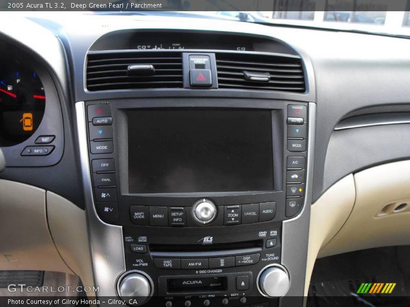 Deep Green Pearl / Parchment 2005 Acura TL 3.2