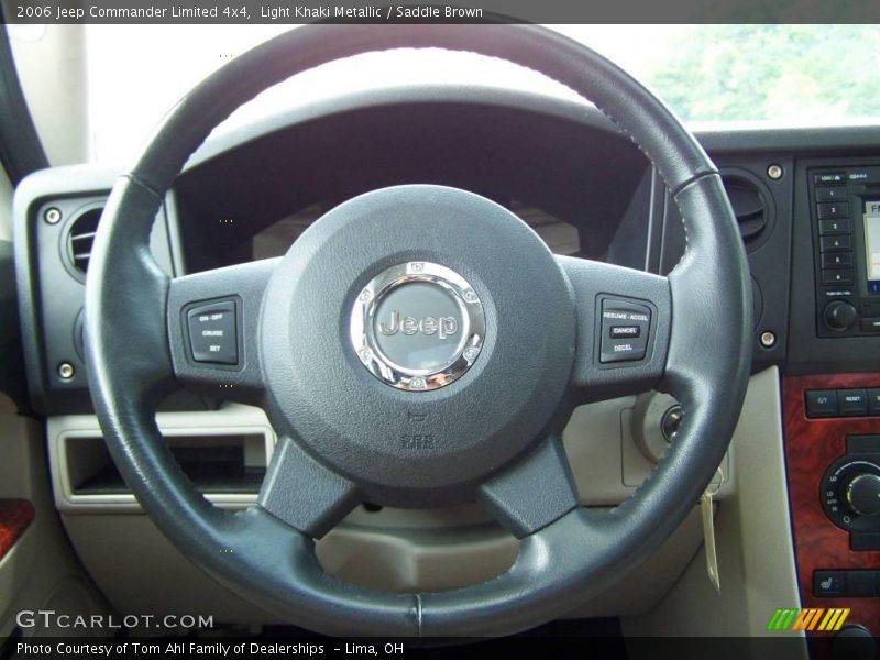 Light Khaki Metallic / Saddle Brown 2006 Jeep Commander Limited 4x4
