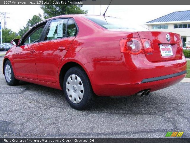 Salsa Red / Anthracite 2007 Volkswagen Jetta 2.5 Sedan