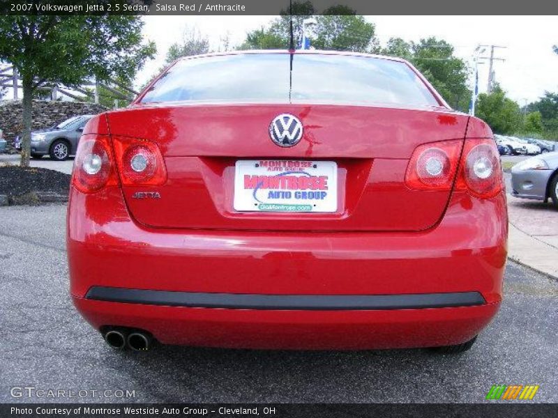 Salsa Red / Anthracite 2007 Volkswagen Jetta 2.5 Sedan