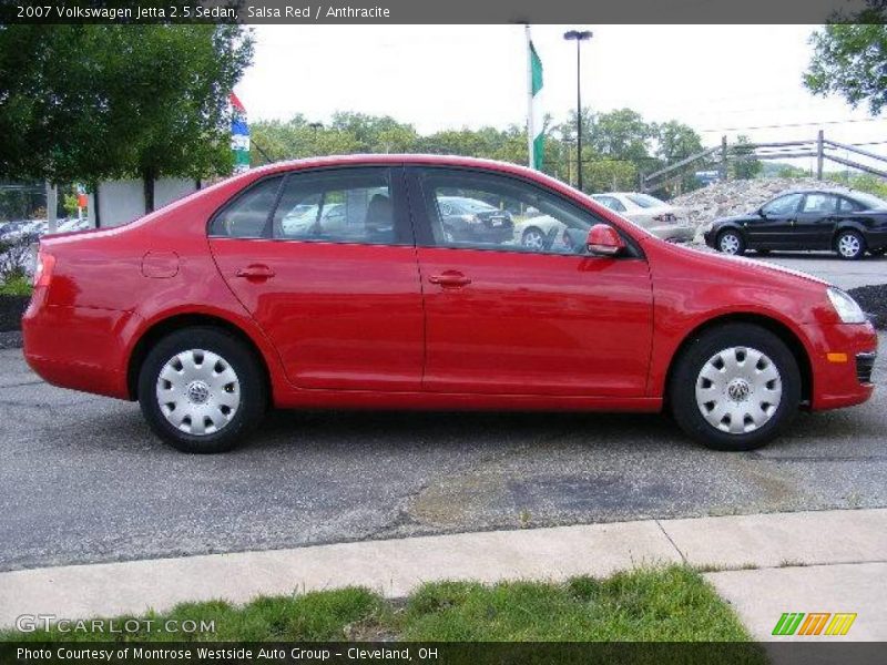 Salsa Red / Anthracite 2007 Volkswagen Jetta 2.5 Sedan