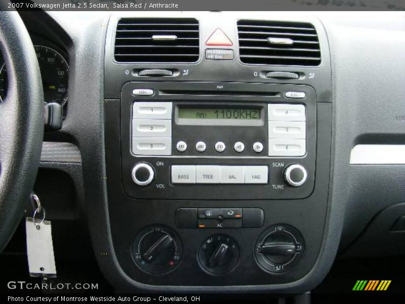 Salsa Red / Anthracite 2007 Volkswagen Jetta 2.5 Sedan