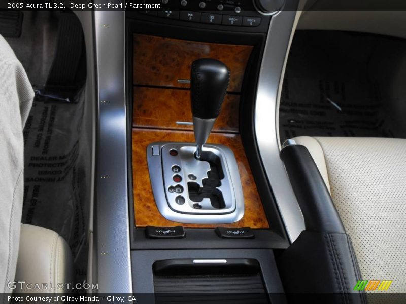 Deep Green Pearl / Parchment 2005 Acura TL 3.2