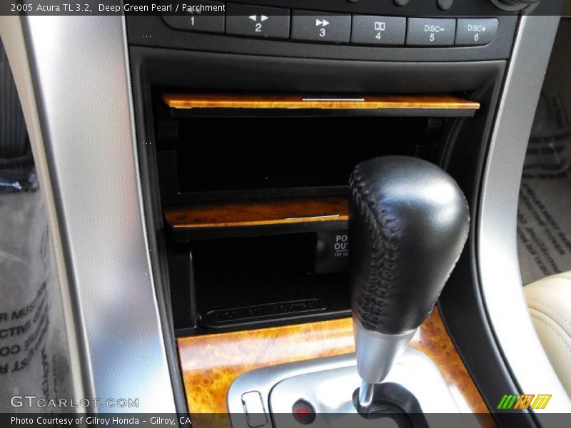 Deep Green Pearl / Parchment 2005 Acura TL 3.2