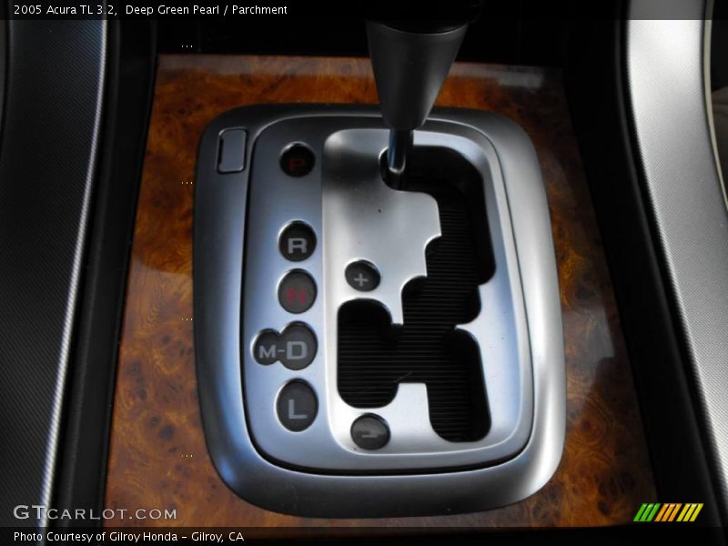 Deep Green Pearl / Parchment 2005 Acura TL 3.2