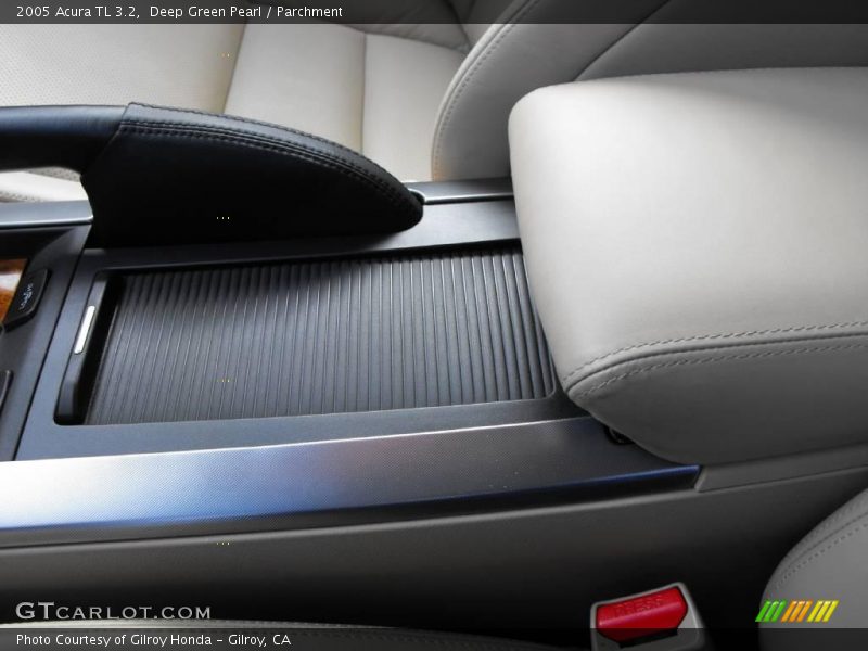Deep Green Pearl / Parchment 2005 Acura TL 3.2