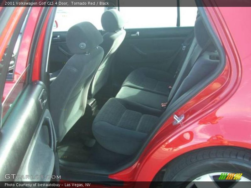 Tornado Red / Black 2001 Volkswagen Golf GLS 4 Door