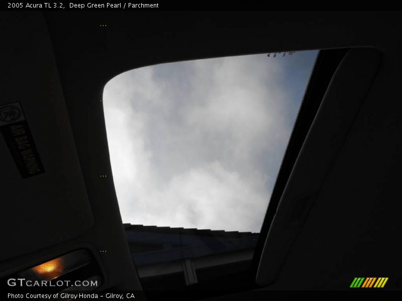 Deep Green Pearl / Parchment 2005 Acura TL 3.2