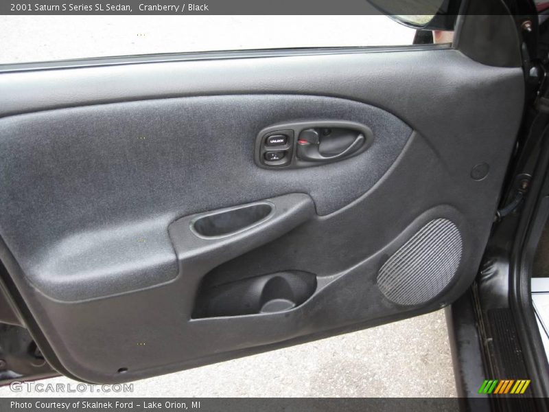 Cranberry / Black 2001 Saturn S Series SL Sedan