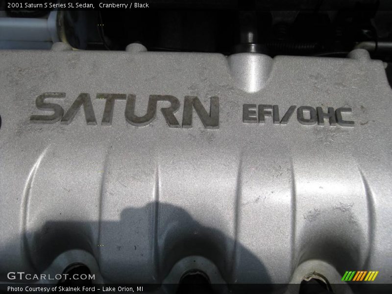 Cranberry / Black 2001 Saturn S Series SL Sedan