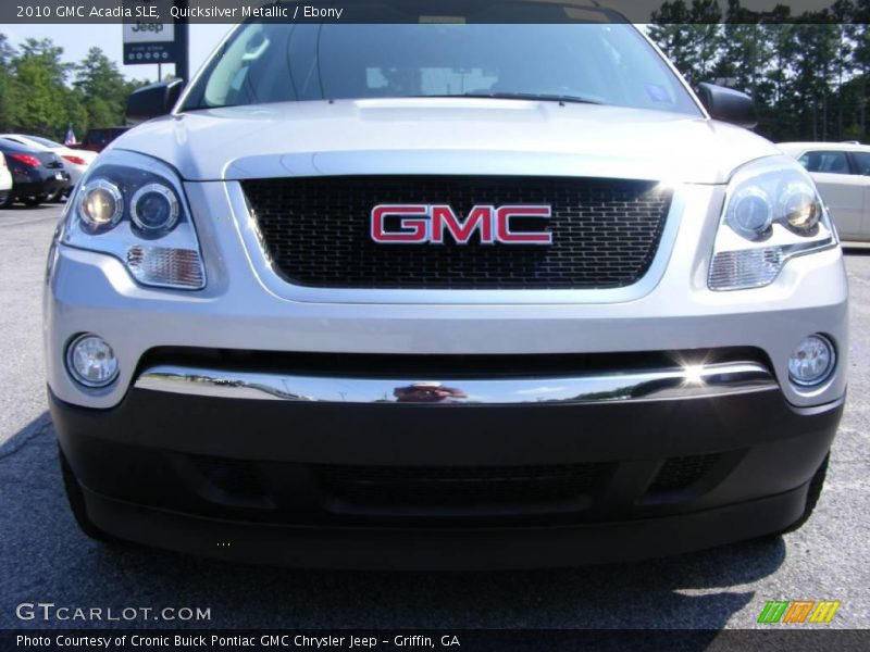 Quicksilver Metallic / Ebony 2010 GMC Acadia SLE