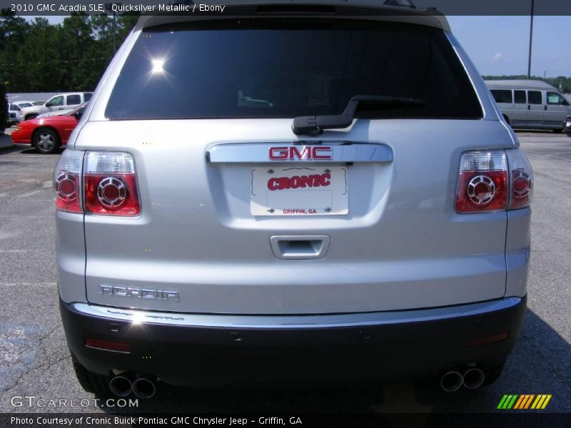 Quicksilver Metallic / Ebony 2010 GMC Acadia SLE