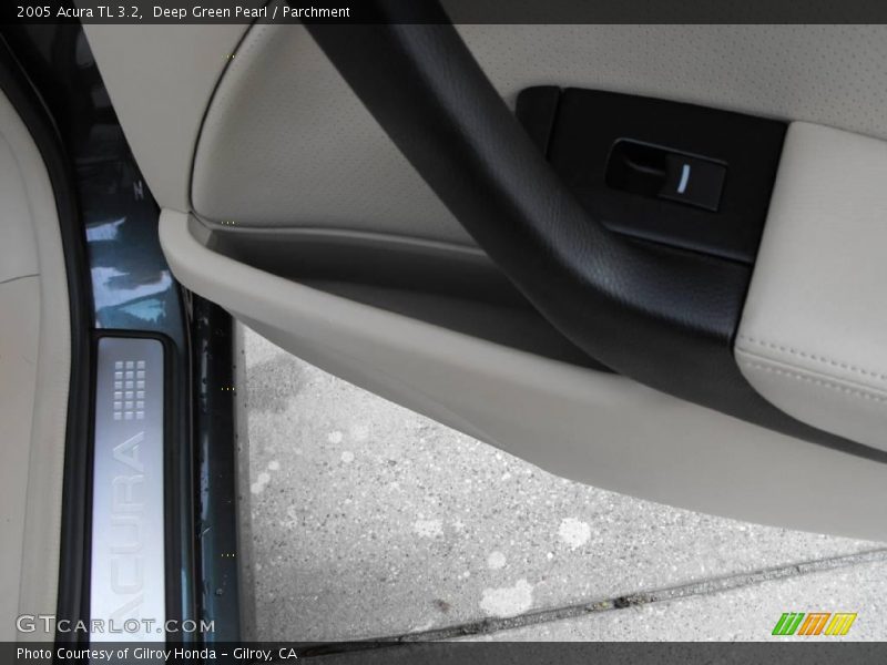Deep Green Pearl / Parchment 2005 Acura TL 3.2