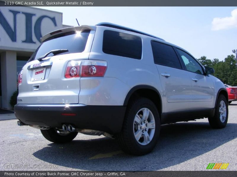 Quicksilver Metallic / Ebony 2010 GMC Acadia SLE
