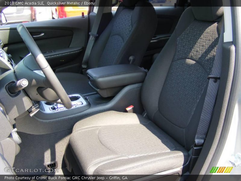 Quicksilver Metallic / Ebony 2010 GMC Acadia SLE