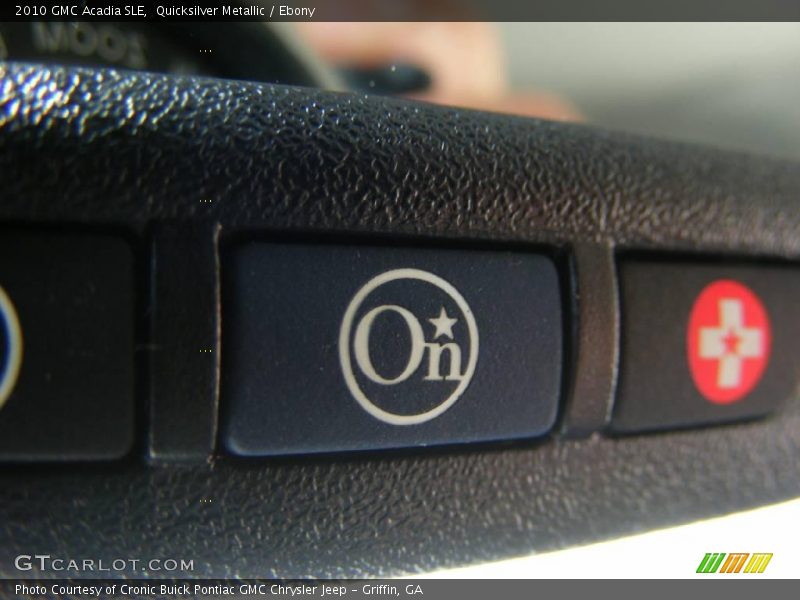 Quicksilver Metallic / Ebony 2010 GMC Acadia SLE