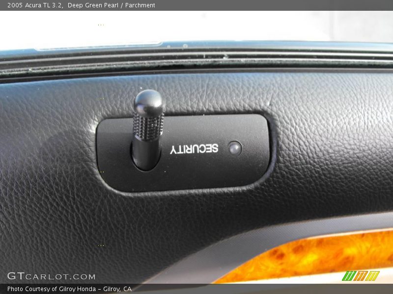 Deep Green Pearl / Parchment 2005 Acura TL 3.2