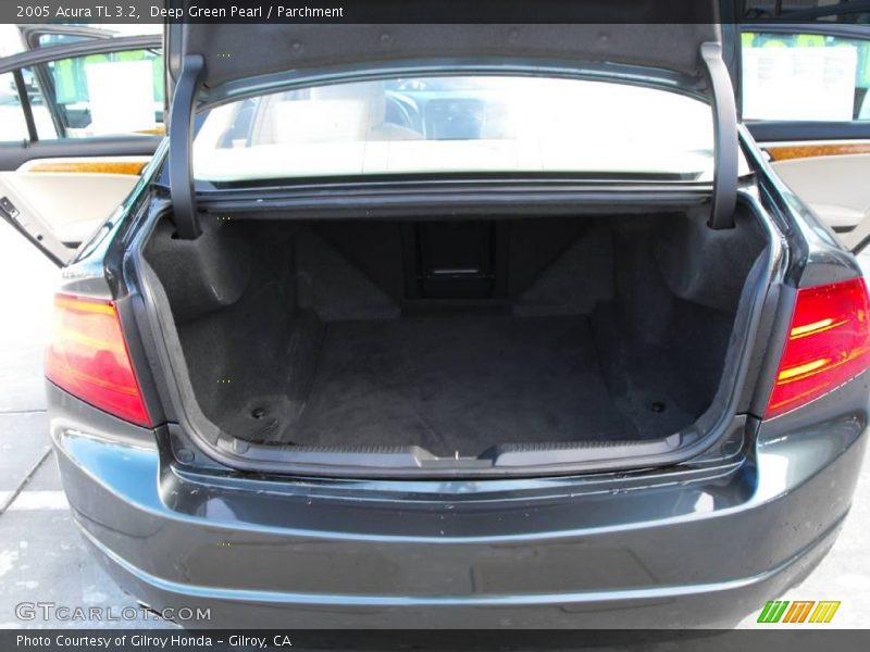 Deep Green Pearl / Parchment 2005 Acura TL 3.2