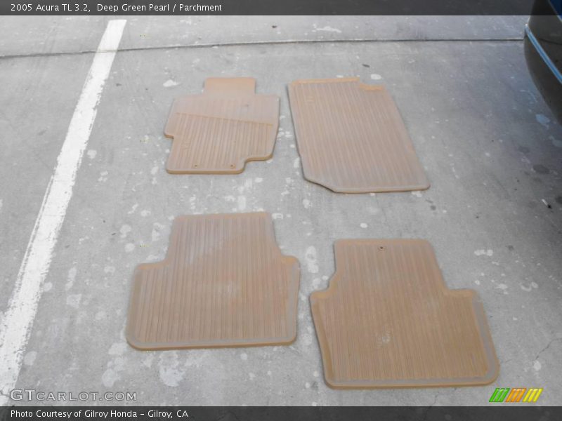 Deep Green Pearl / Parchment 2005 Acura TL 3.2