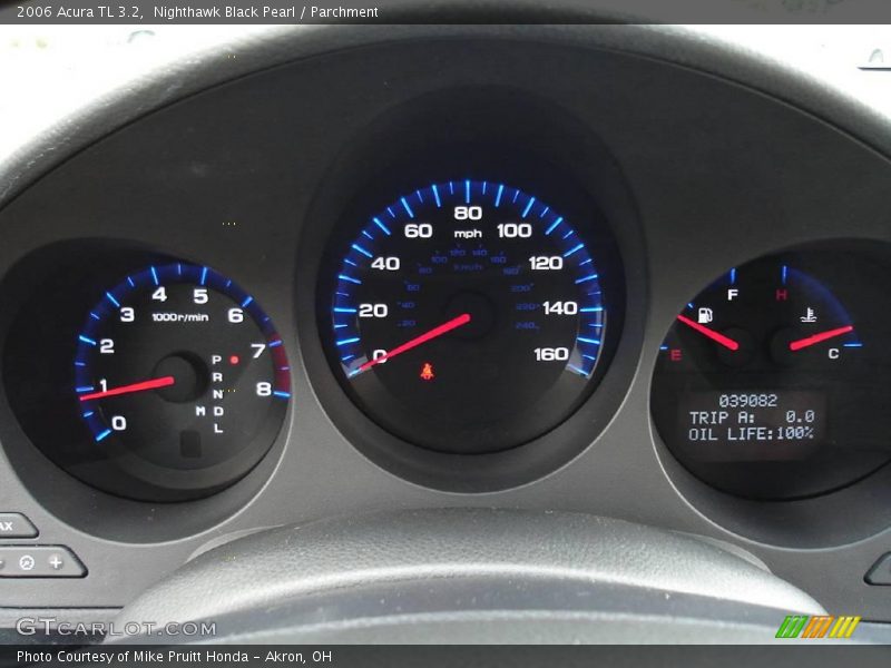 Nighthawk Black Pearl / Parchment 2006 Acura TL 3.2