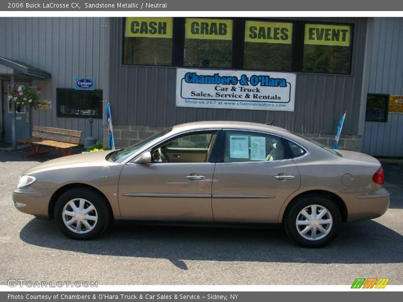 Sandstone Metallic / Neutral 2006 Buick LaCrosse CX