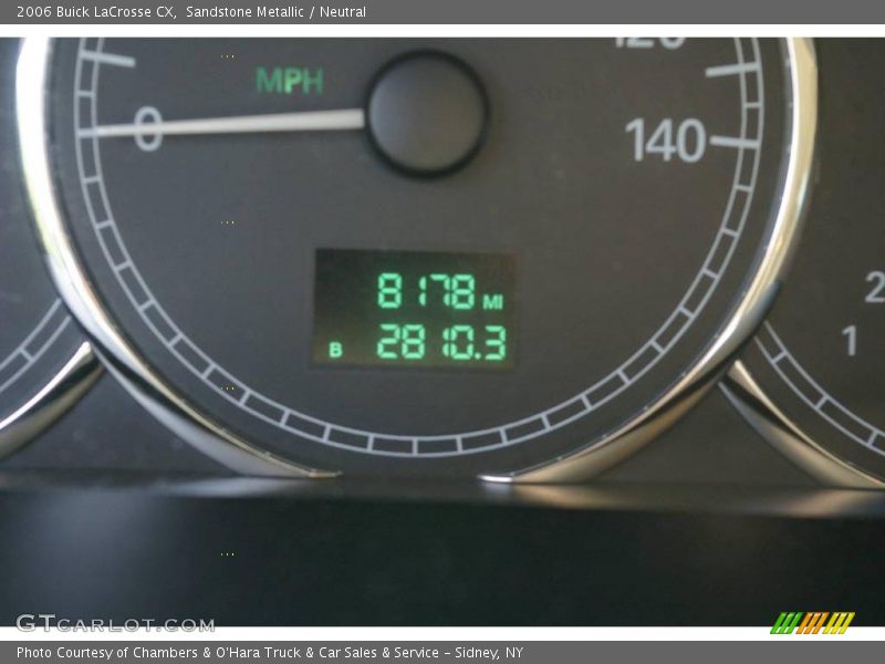 Sandstone Metallic / Neutral 2006 Buick LaCrosse CX