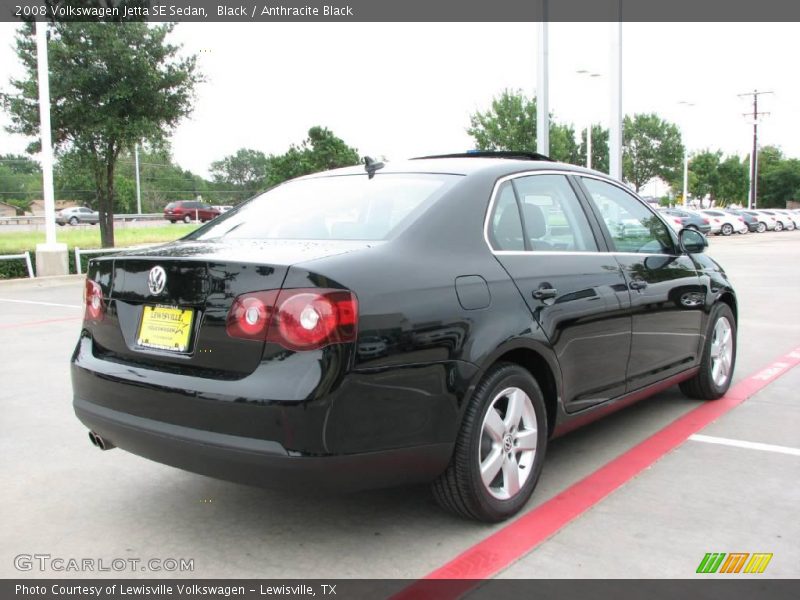 Black / Anthracite Black 2008 Volkswagen Jetta SE Sedan
