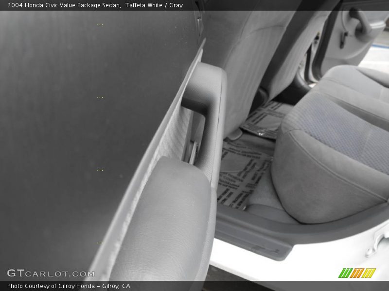 Taffeta White / Gray 2004 Honda Civic Value Package Sedan