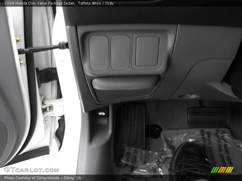 Taffeta White / Gray 2004 Honda Civic Value Package Sedan