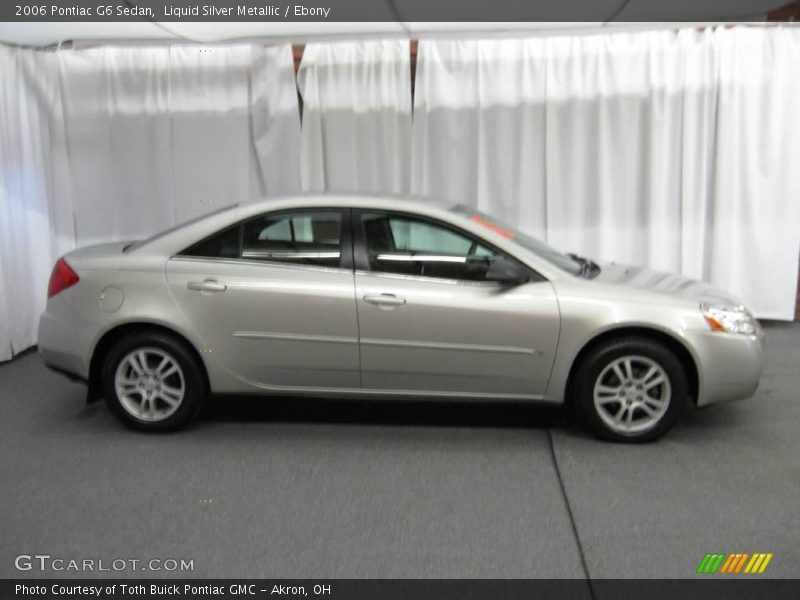Liquid Silver Metallic / Ebony 2006 Pontiac G6 Sedan