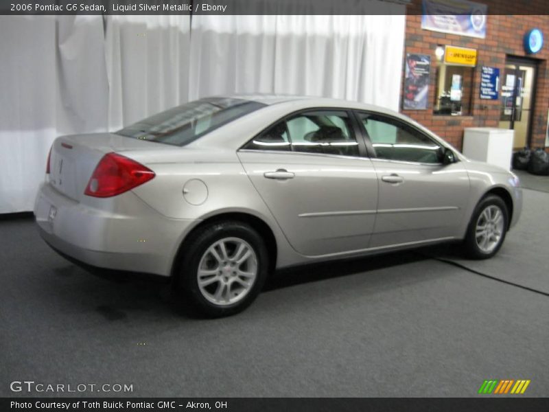 Liquid Silver Metallic / Ebony 2006 Pontiac G6 Sedan