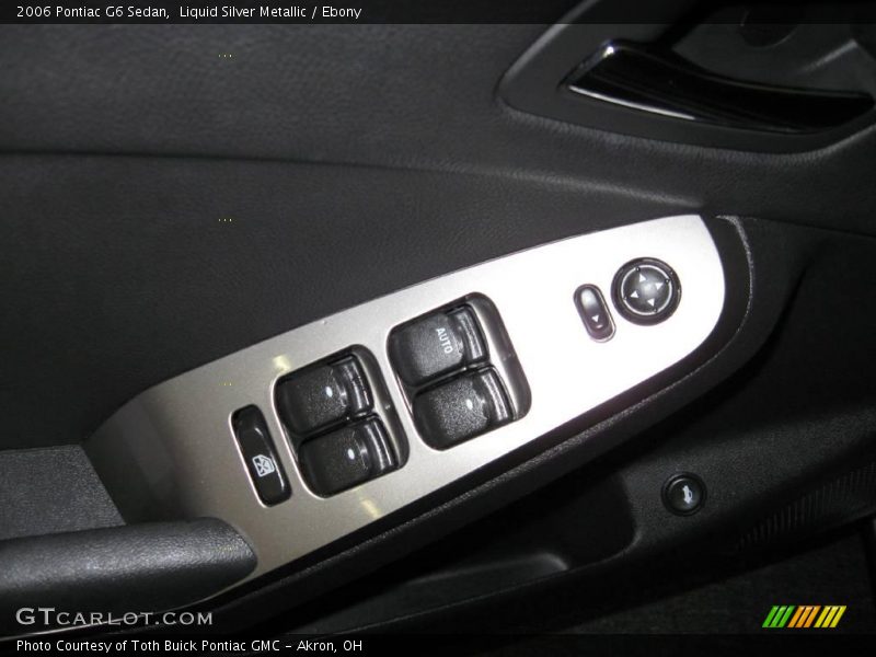 Liquid Silver Metallic / Ebony 2006 Pontiac G6 Sedan