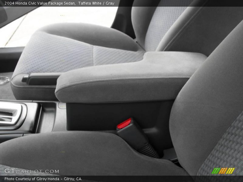 Taffeta White / Gray 2004 Honda Civic Value Package Sedan