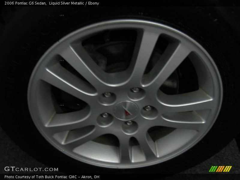 Liquid Silver Metallic / Ebony 2006 Pontiac G6 Sedan